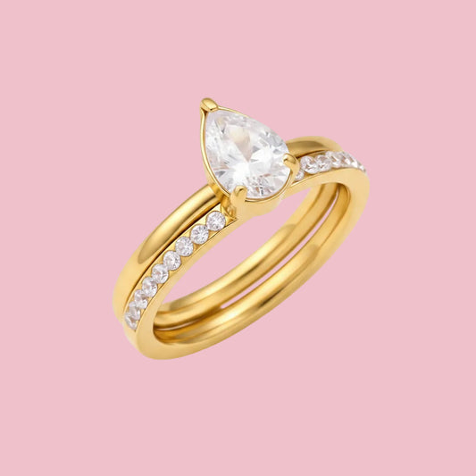 Anillo Doble Gota