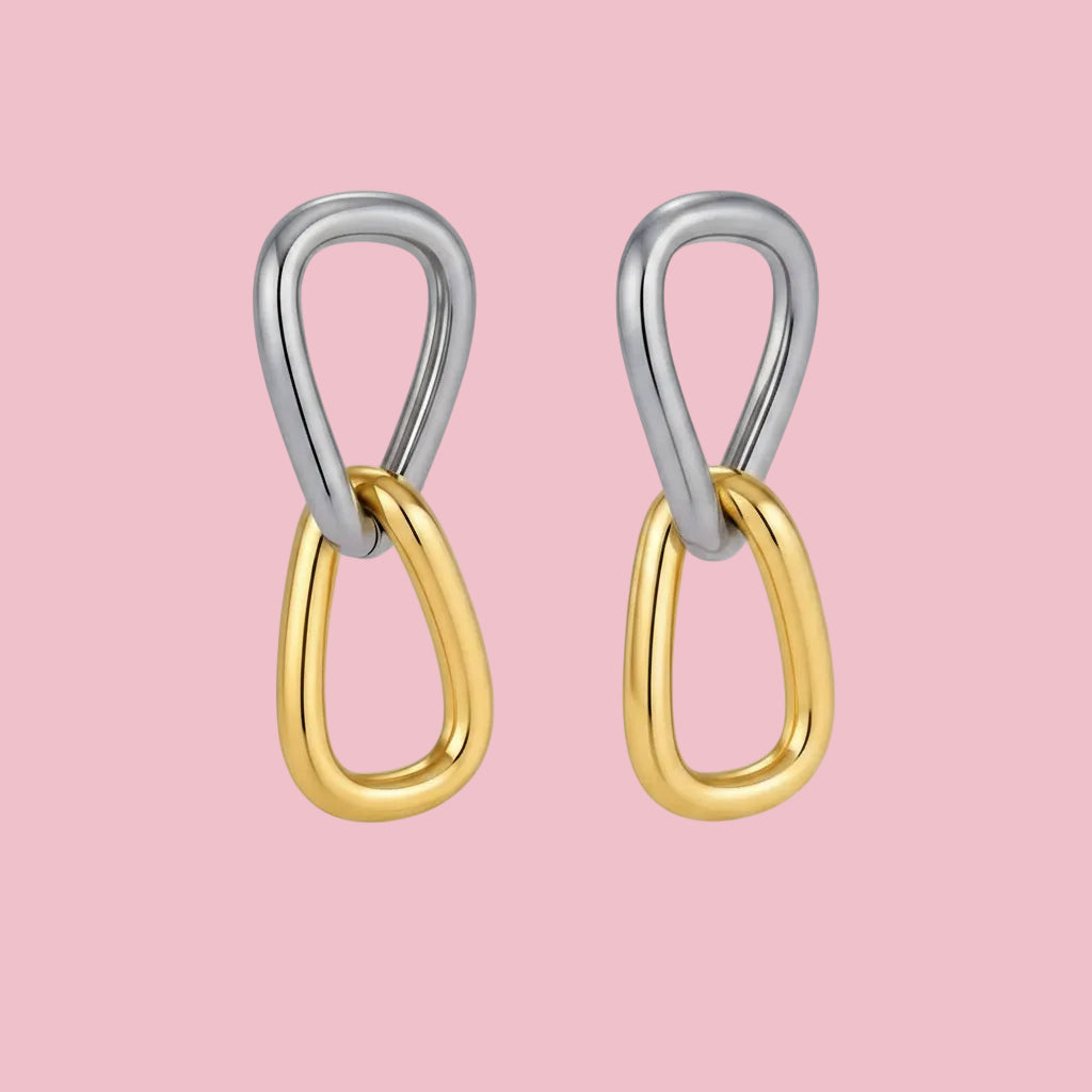 Aretes Link Bicolor