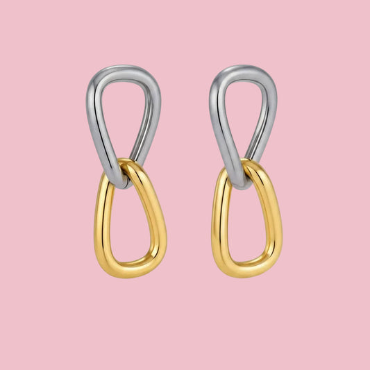 Aretes Link Bicolor